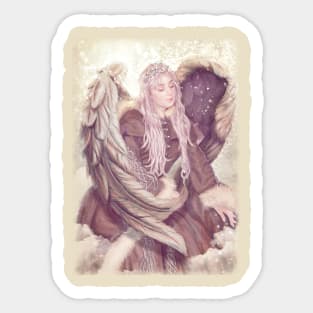 Winter Angel Sticker